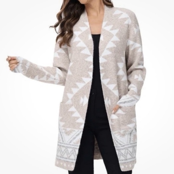 Frye Aztec Cardigan Sweater - Picture 2 of 8